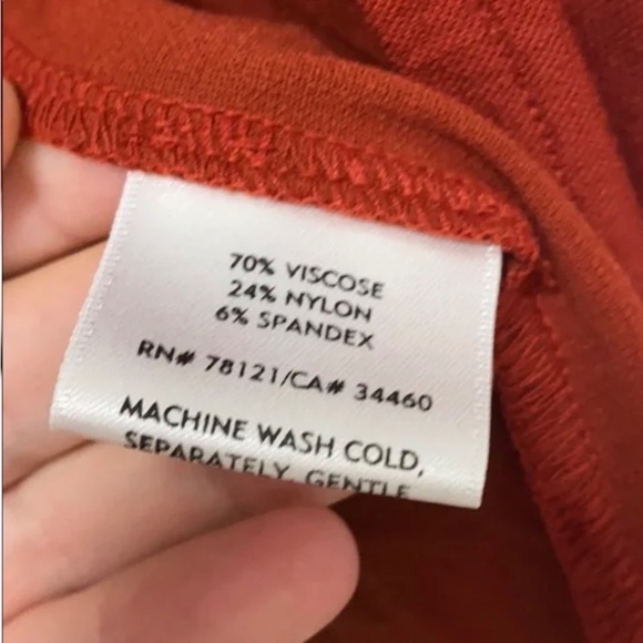 Eileen Fisher Hooded Jacket with Pockets Zipper Small Red - Picture 5 of 9